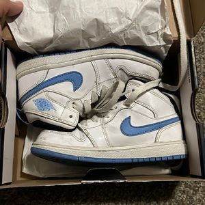 Jordan 1 Carolina patent leather